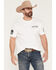 Image #2 - Grunt Style Men's 1776 Flag Short Sleeve Graphic T-Shirt, White, hi-res