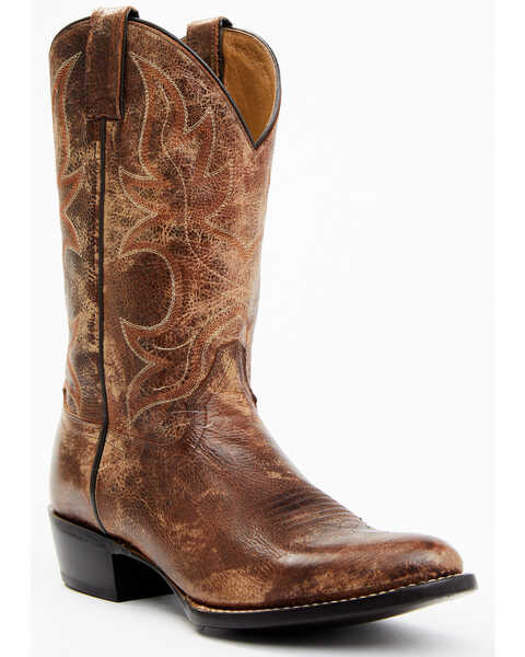 Cody James Men's Larsen Western Boots - Medium Toe, Brown, hi-res