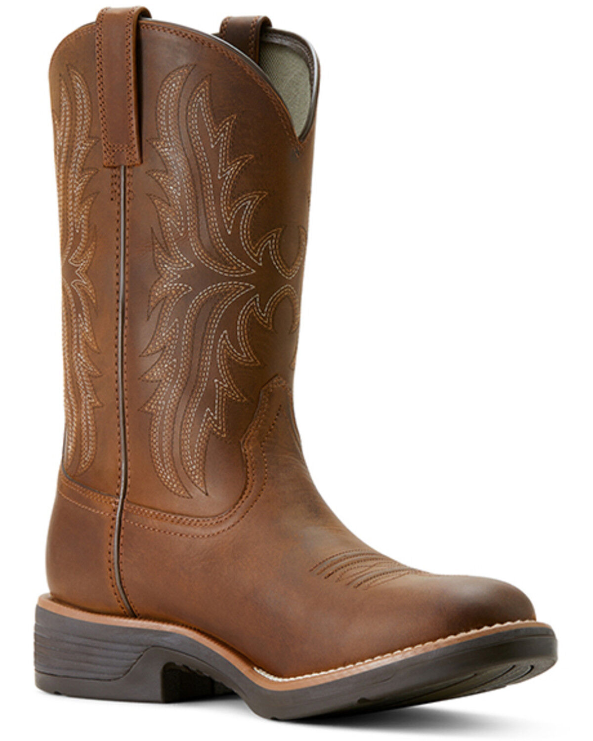 Image #1 - Ariat Men's Ridegeback Performance Western Boots - Round Toe, Brown, hi-res