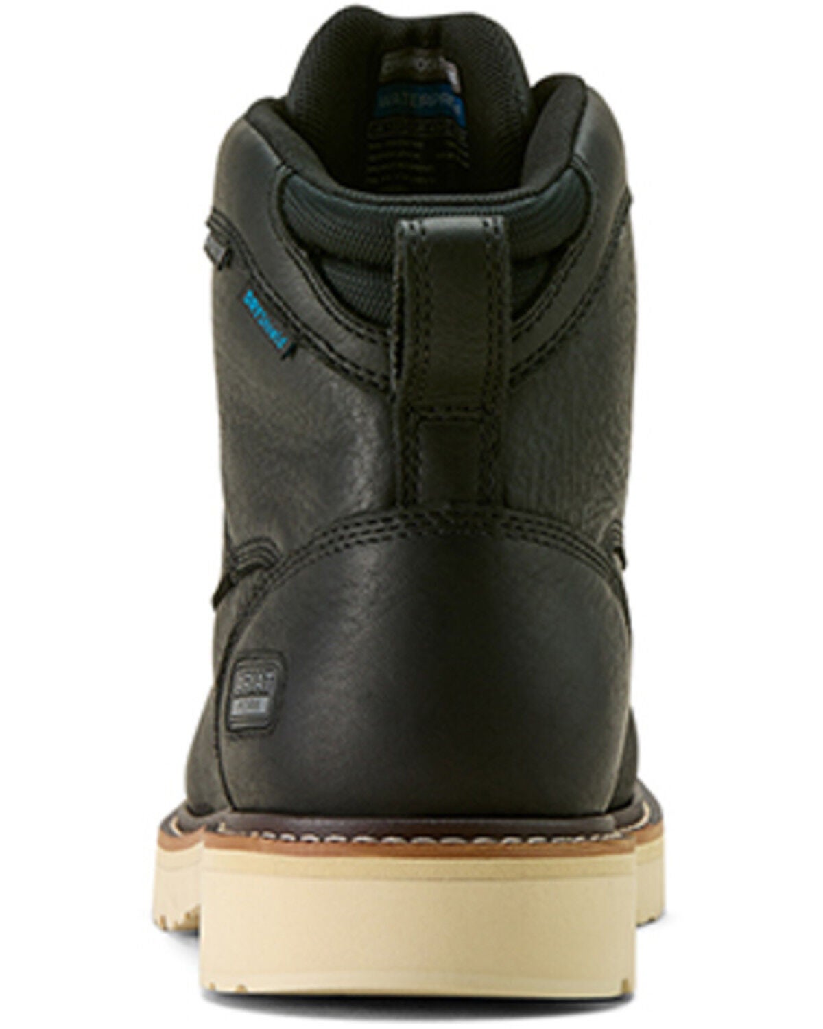 Image #3 - Ariat Men's 6" Rebar Lift Waterproof Moc Work Boots - Composite Toe, Black, hi-res