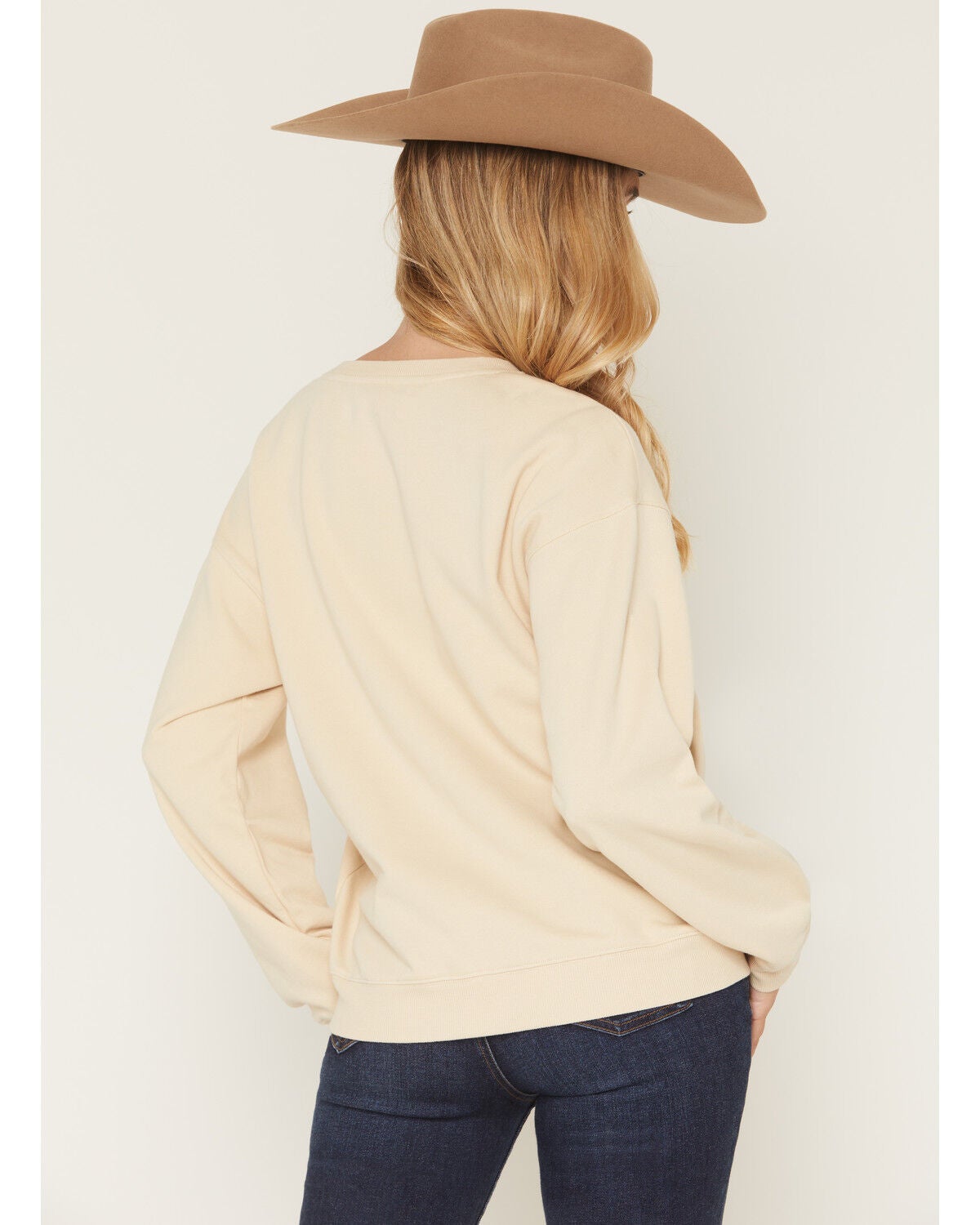 Image #5 - Shyanne Women's I Heart Cowboys Sweatshirt, Oatmeal, hi-res
