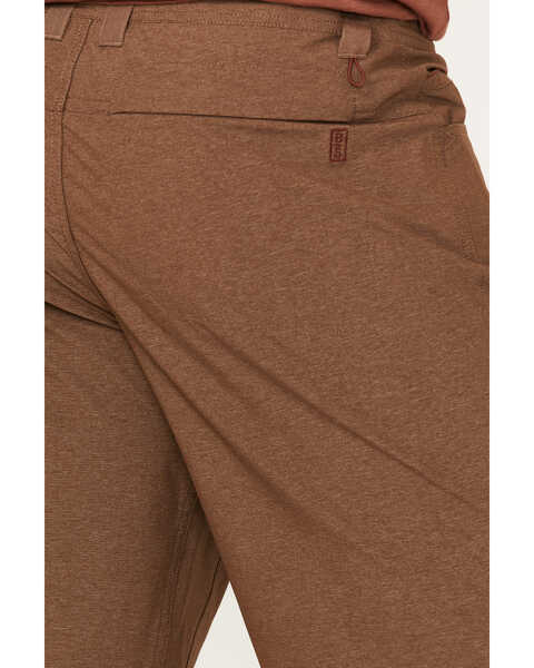 Image #3 - Brothers and Sons Men's Stretch Ripstop Brown Slim Straight Cargo Shorts , Brown, hi-res