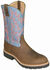 Image #1 - Twisted X Men's Cowboy Pull On Work Boots - Soft Round Toe, Distressed, hi-res