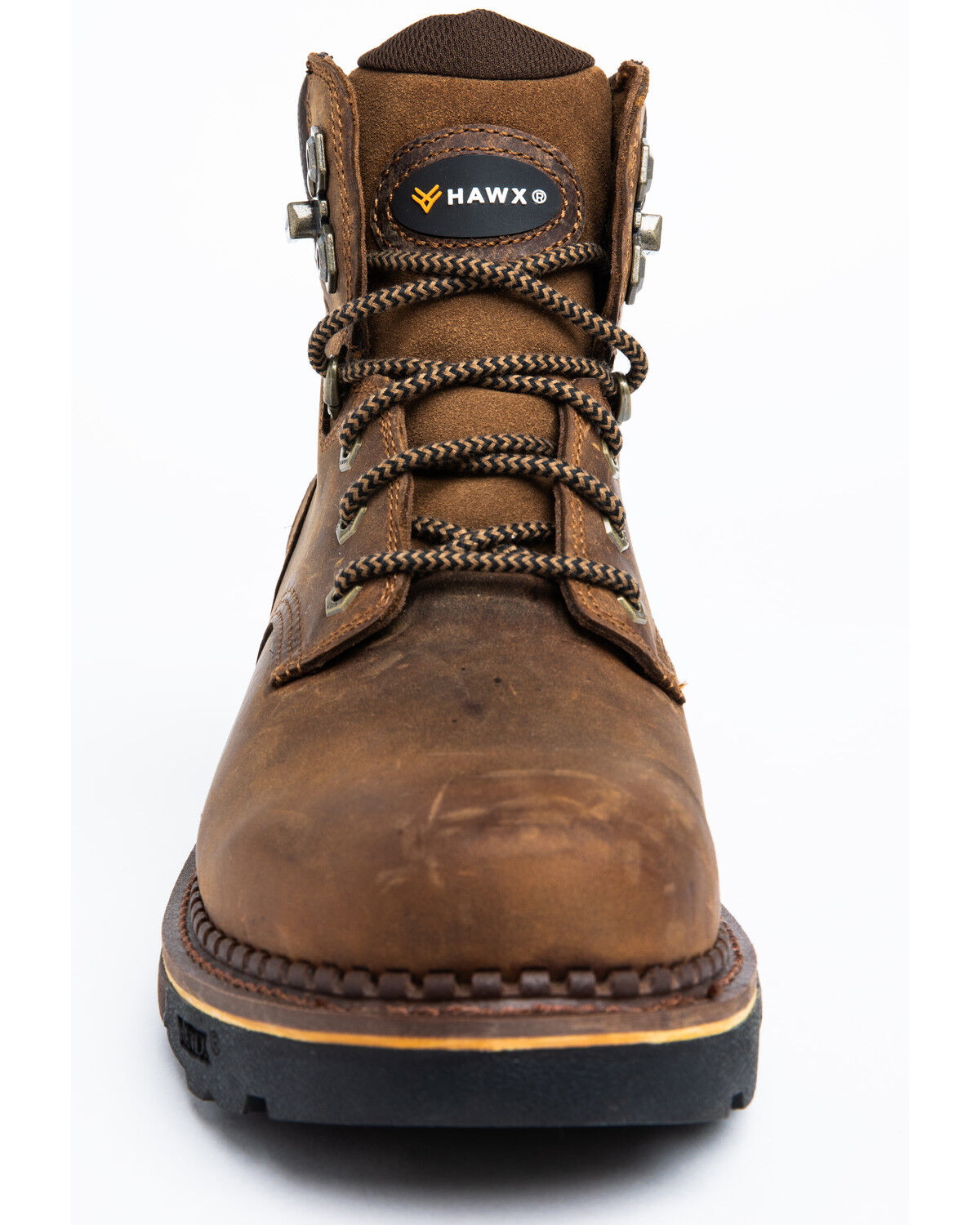Image #4 - Hawx Men's Crew Chief Work Boots - Soft Toe, Dark Brown, hi-res
