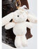 Image #2 - Shyanne Gingham Lace Floppy Bunny Bag Charm, Pink, hi-res