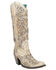 Image #1 - Corral Women's Inlay Western Boots - Snip Toe, White, hi-res