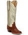 Image #1 - Justin Women's Clara Underslung Suede Western Boots - Square Toe , Brown, hi-res