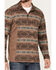 Image #3 - Powder River Outfitters by Panhandle Men's Pro Southwestern 1/4 Zip Henley Long Sleeve Shirt, Brown, hi-res