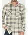 Image #3 - Brothers and Sons Men's Locket Plaid Print Long Sleeve Button-Down Stretch Western Shirt, Tan, hi-res