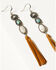 Image #2 - Idyllwind Women's Arlington Multi-Stone Fringe Earrings, Silver, hi-res