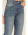 Image #2 - Ariat Women's Lucy Ultra High Straight Jeans, Blue, hi-res