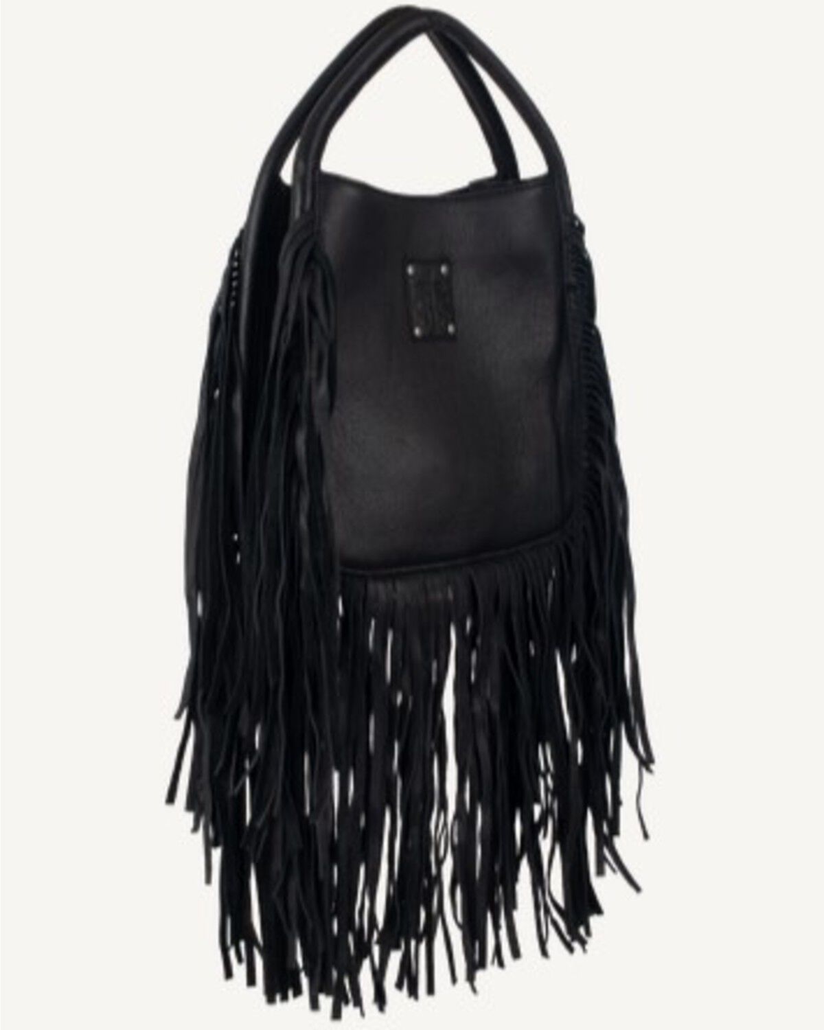 Image #1 - STS Ranchwear By Carroll Women's Indie Sugar Fringe Satchel, Black, hi-res