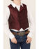 Image #3 - Scully Boys' Paisley Vest, Burgundy, hi-res