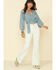 Rolla's Women's Sky Corduroy Flares  , Light Blue, hi-res