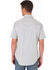 Wrangler Retro Men's Grey Short Sleeve Western Shirt , Light Grey, hi-res