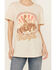Image #3 - Wrangler Women's Boot Barn Exclusive Cowboy Logo Boyfriend Fit Short Sleeve Graphic Tee, Oatmeal, hi-res
