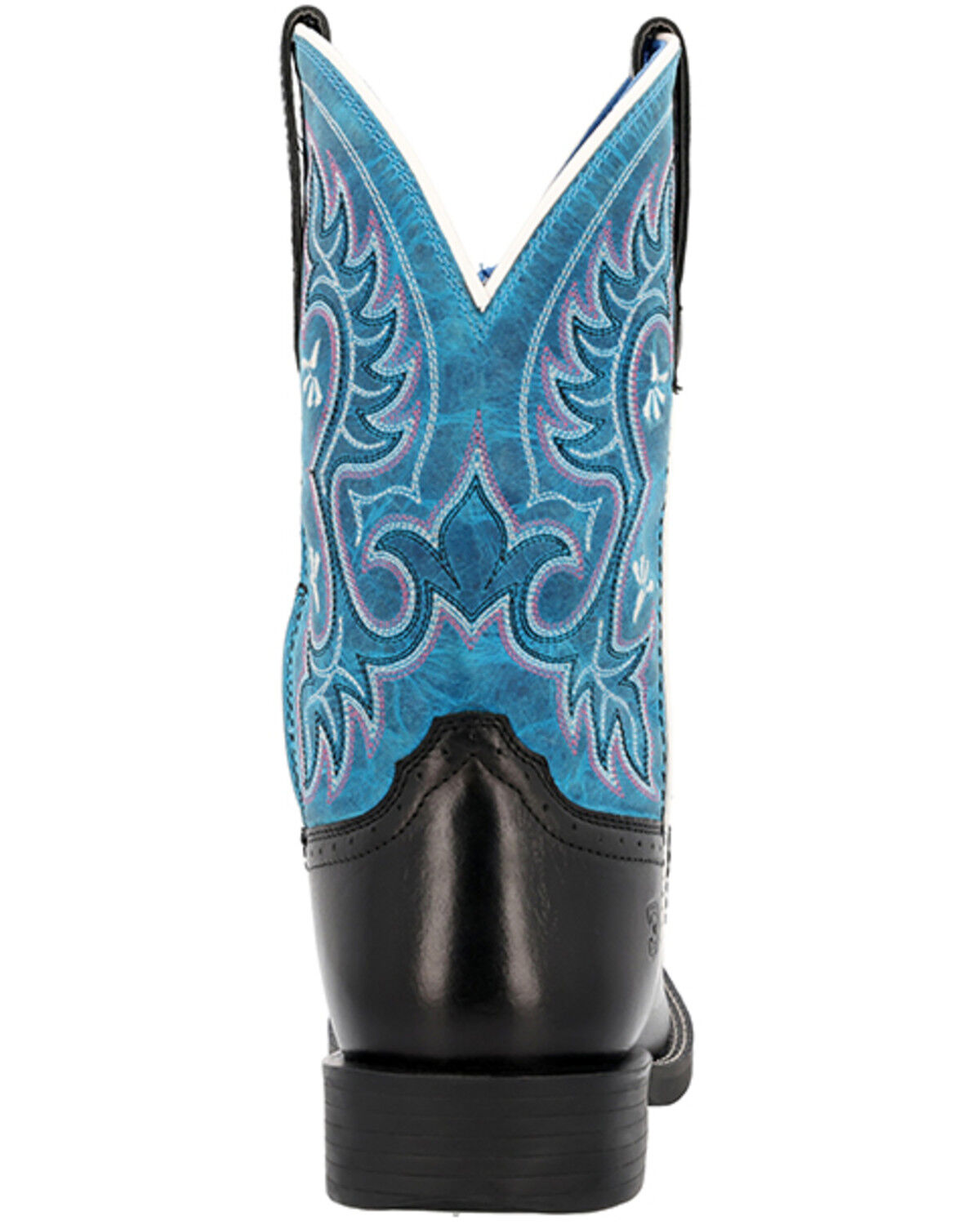Image #5 - Durango Women's Westward Performance Western Boots - Broad Square Toe, Blue, hi-res