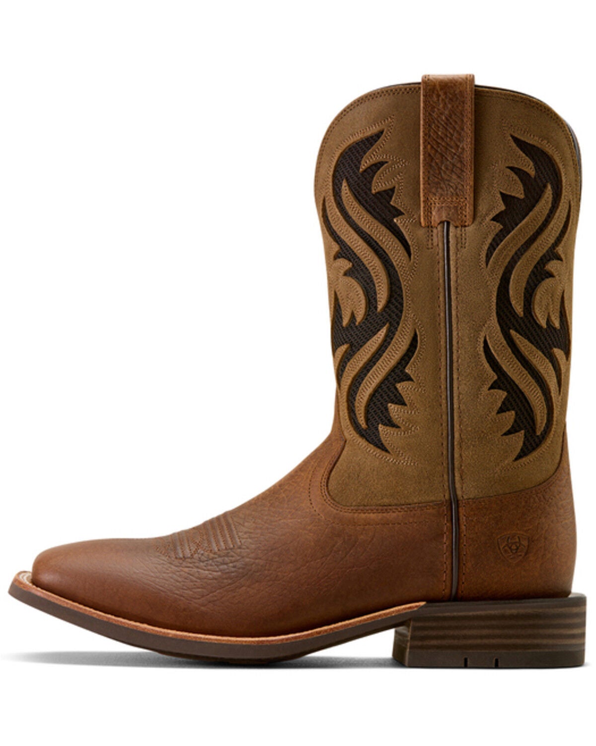 Image #2 - Ariat Men's Kanyon Toughstock VentTEK Performance Cowboy Boots - Broad Square Toe, Brown, hi-res