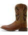 Image #2 - Ariat Men's Kanyon Toughstock VentTEK Performance Cowboy Boots - Broad Square Toe, Brown, hi-res