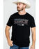 Image #1 - Cinch Men's Logo Flag Graphic T-Shirt, Black, hi-res