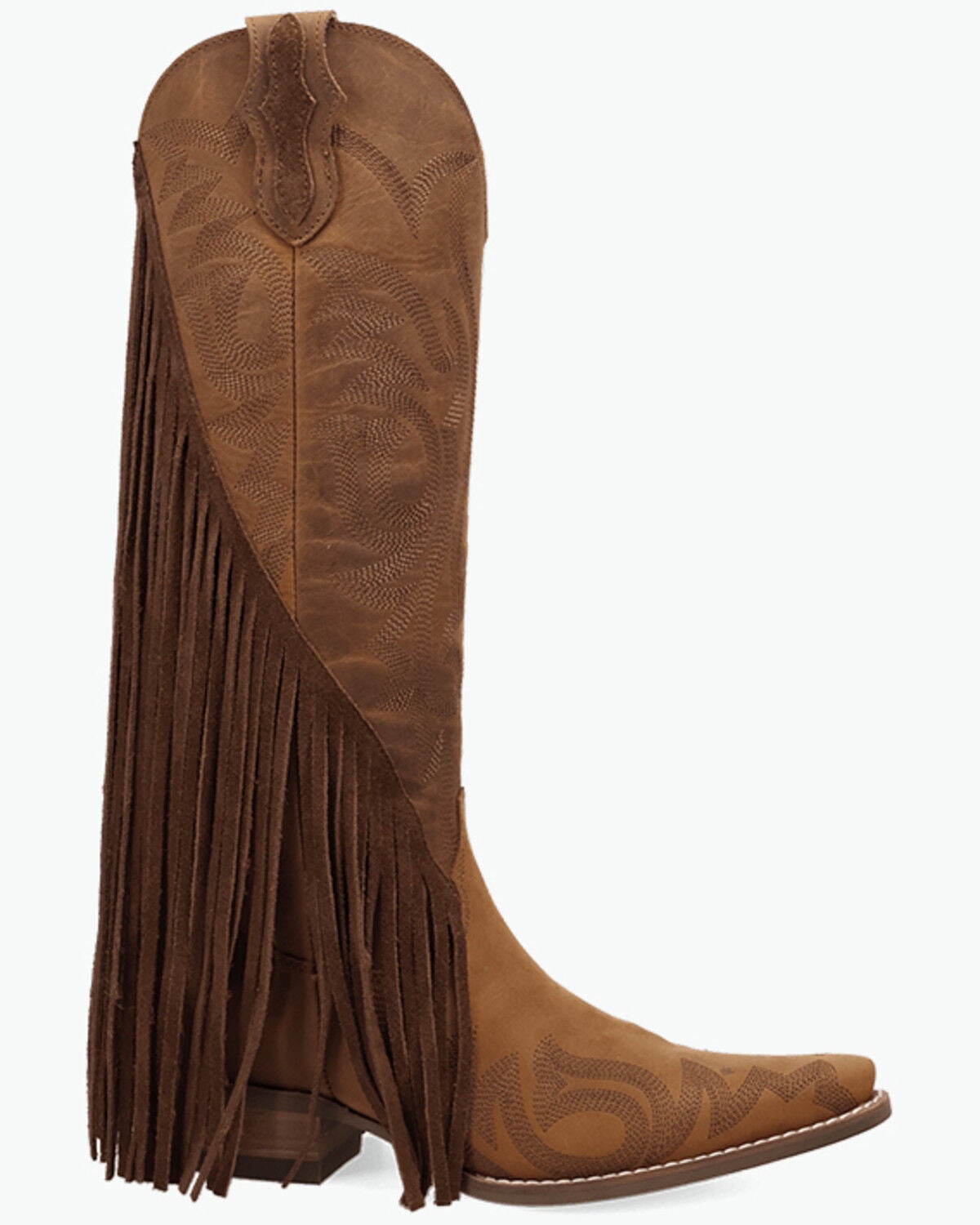 Image #2 - Dingo Women's Walk West Tall Western Boots - Snip Toe, Brown, hi-res