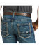 Ariat Denim Jeans - M5 Gulch Straight Leg - Big & Tall, Med Wash, hi-res