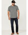 Image #2 - Flag & Anthem Men's Biscoe Snowy Stripe T-Shirt, Grey, hi-res