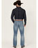 Image #3 - Wrangler 20X Men's 42MWX Sedgefield Light Wash Vintage Bootcut Stretch Denim Jeans - Tall, Light Wash, hi-res