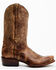 Image #2 - Moonshine Spirit Men's Distressed Western Boots - Square Toe, Tan, hi-res