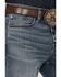 Image #2 - Blue Ranchwear Men's Bronson Slim Straight Stretch Denim Jeans, Medium Wash, hi-res