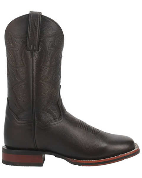 Image #2 - Dan Post Men's Stockman Western Performance Boots - Broad Square Toe, Brown, hi-res