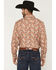 Image #4 - Cody James Men's Cowboy Boogie Paisley Print Long Sleeve Snap Western Shirt, Red, hi-res