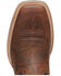 Image #5 - Ariat Men's Tycoon Western Performance Boots - Broad Square Toe, Brown, hi-res