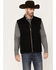 Image #1 - Cowboy Hardware Men's Logo Canvas Solid Workwear Vest, Black, hi-res