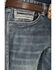 Image #2 - Rock & Roll Denim Men's Double Barrel Medium Vintage Wash Relaxed Stackable Bootcut Stretch Denim Jeans, Medium Wash, hi-res