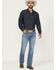 Image #1 - Ariat Men's M4 Medium Wash Relaxed Bootcut Stretch Denim Jeans - Big, Medium Wash, hi-res