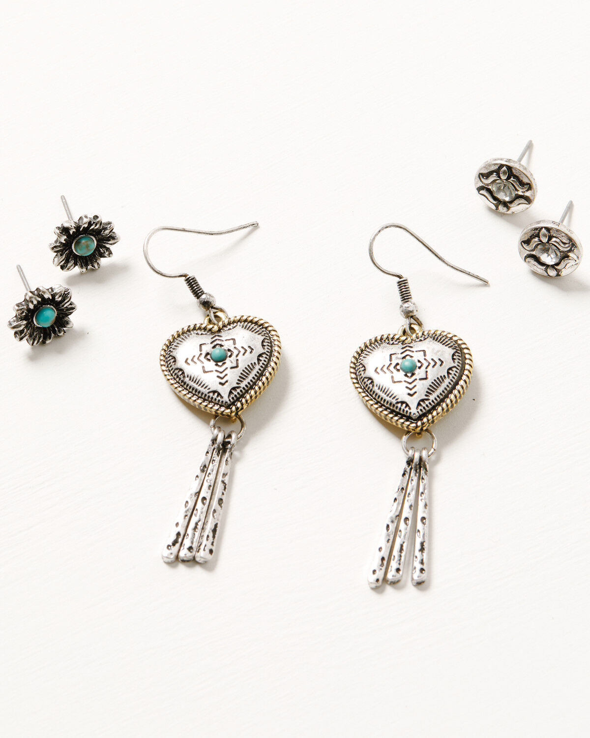 Sunset Heart Earrings Sunset Heart Earrings