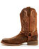 Image #3 - Roan by Bed Stu Men's Saga Performance Western Boots - Broad Square Toe, Tan, hi-res