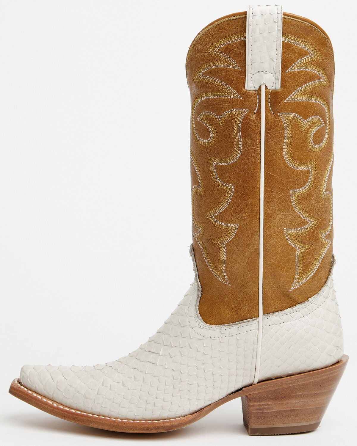 シアン　ストーミー Shyanne Women's Exotic Python Western Boots - Snip Toe - Country