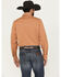 Image #4 - Kimes Ranch Men's Laneboro Solid Long Sleeve Snap Performance Western Shirt, Brown, hi-res