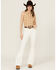 Image #1 - Wrangler Retro Women's Plaid Print Sleeveless Snap Western Shirt, Tan, hi-res