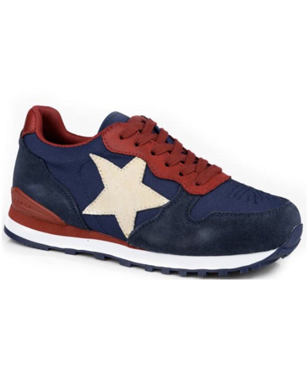 Image #1 - Roper Women's Giddy Up Star Casual Shoes, Blue, hi-res