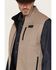 Image #2 - Cinch Men's Printed Concealed Carry Softshell Vest, Khaki, hi-res