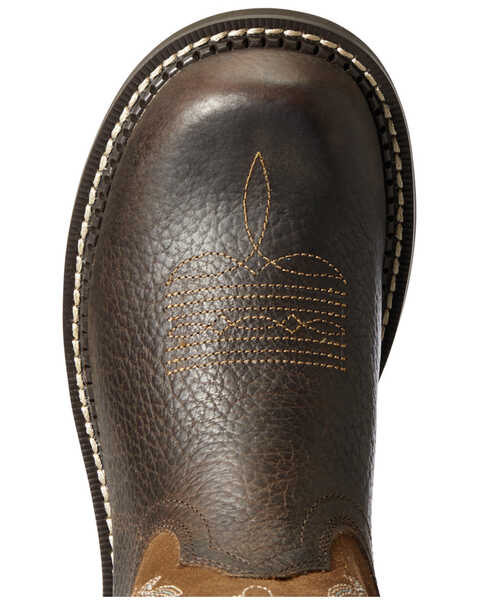 Image #4 - Ariat Women's Heritage Feather II Performance Western Boots - Round Toe, Brown, hi-res