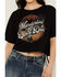 Image #3 - Shyanne Women's Wanderlust Fringe Back Short Sleeve Graphic Tee, Black, hi-res