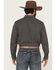 Image #4 - Gibson Trading Co Men's Bug Out Plaid Print Long Sleeve Button-Down Stretch Western Shirt - Big, Black, hi-res