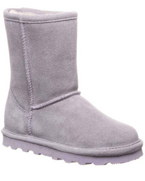 Bearpaw Girls' Elle Casual Boots - Round Toe , Grey, hi-res