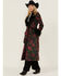 Image #1 - Show Me Your Mumu Women's Red Rose Long Coat, , hi-res