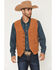 Image #1 - Cody James Men's William Corduroy Button-Down Vest, Tan, hi-res