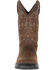 Rocky Men's Worksmart Waterproof Western Work Boots - Composite Toe, Brown, hi-res